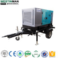 Home used silent electric generator 10KW 20KW with canopy type diesel generator set with wheels